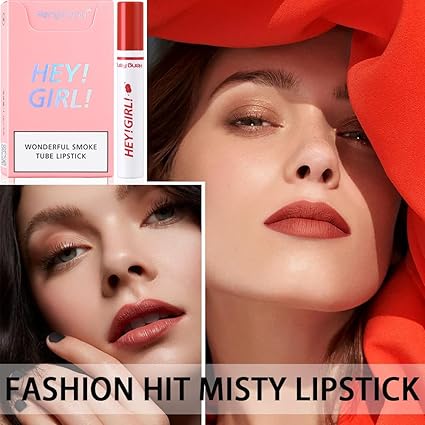 Heng Feng Hey Girl Smoke Tube Lipstick,Romantic May LipStick ( Set Of 4 )