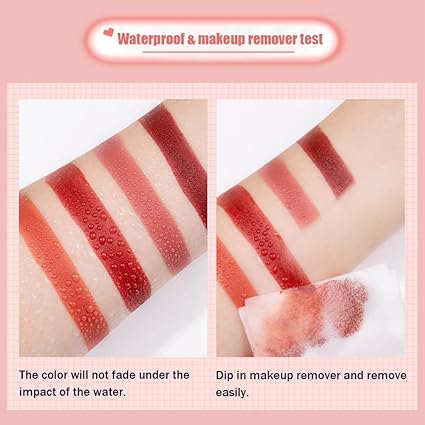 Heng Feng Hey Girl Smoke Tube Lipstick,Romantic May LipStick ( Set Of 4 )